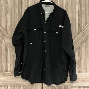 Long sleeve black Columbia shirt